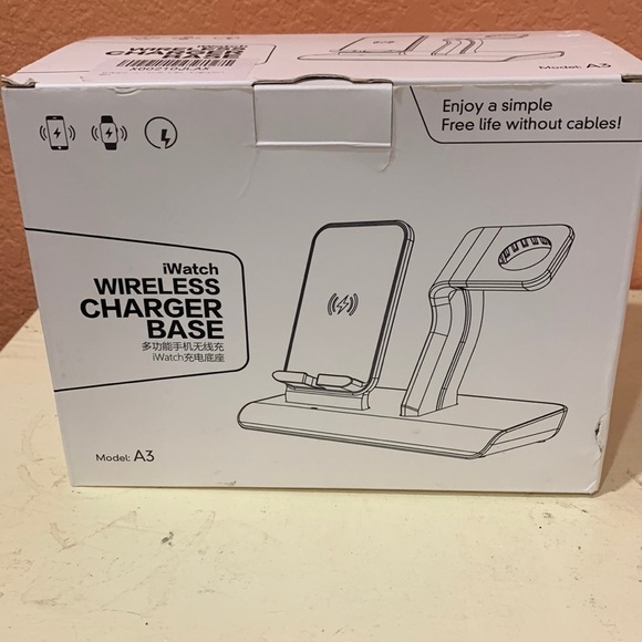 WIRELESS charger base for watch and phone - Picture 2 of 6